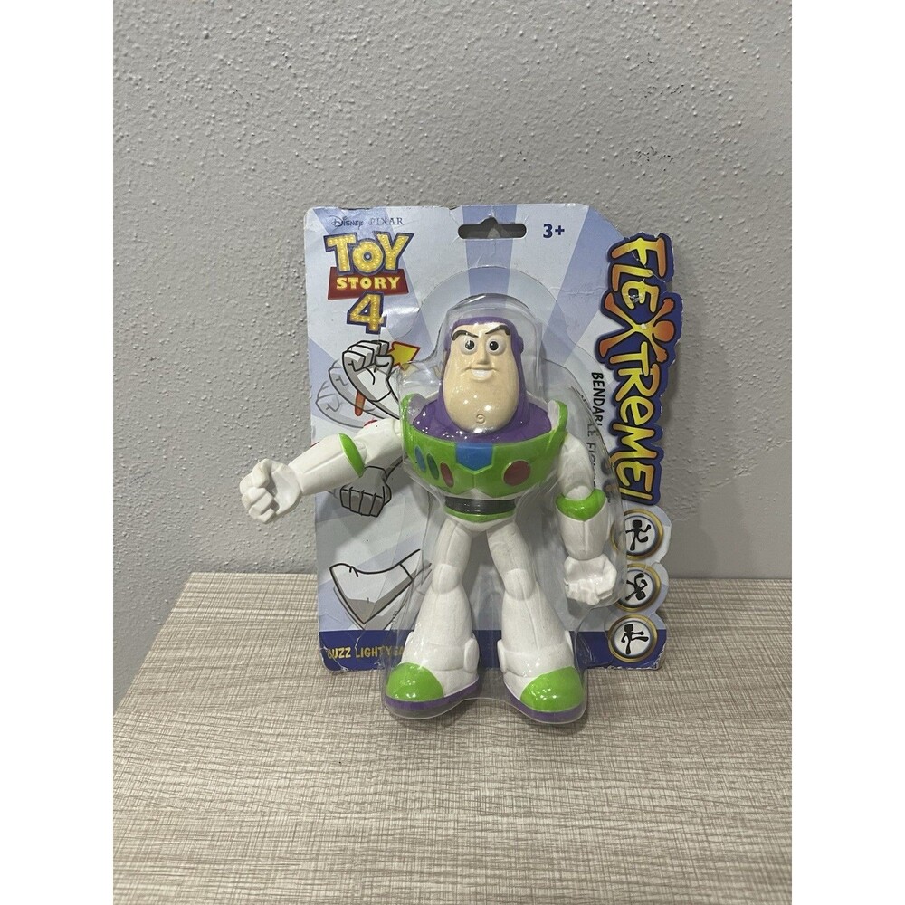 Disney Pixar Toy Story 4 Flextreme Buzz Lightyear Bendable Figure Mattel New